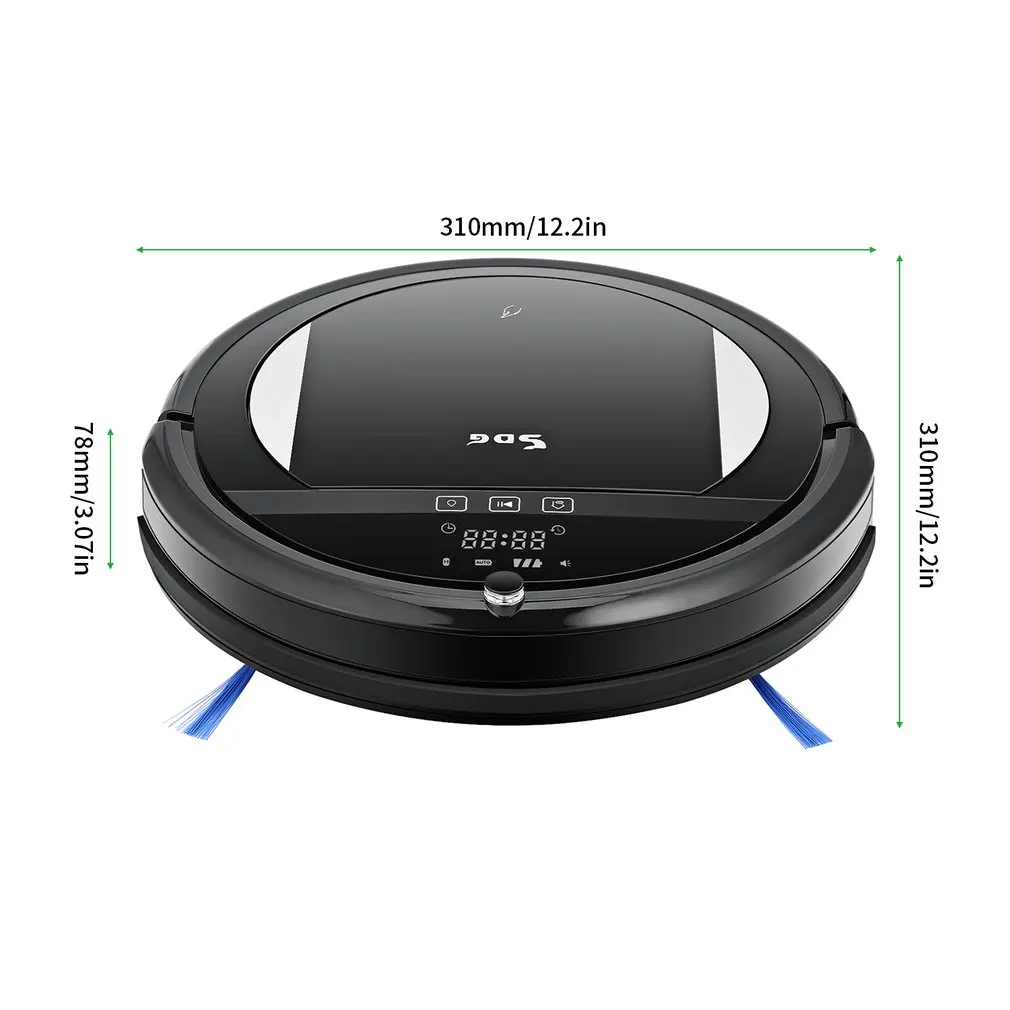  SDG Intelligent Robot Vacuum Cleaner for Fuzzy & Spot & Edge Cleaning Support Auto Cleaning & Moppi