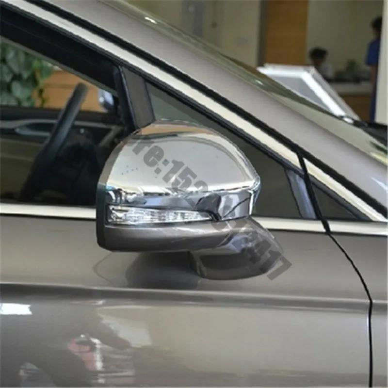 Car Styling For Ford Mondeo 2013-2020 ABS Chrome Rearview mirror cover Trim/Rearview Decoration accessories | Автомобили и