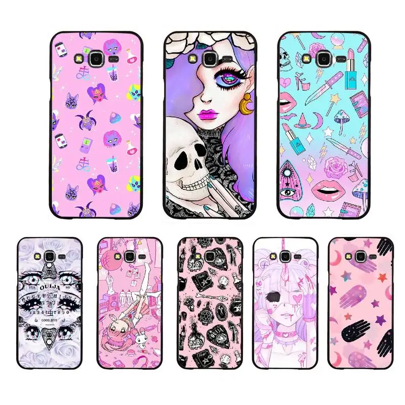 NBDRUICAI Girly Pastel Witch Goth Мягкий силиконовый чехол для телефона из ТПУ Samsung Galaxy J7 J8 J3 J4 J5 J6