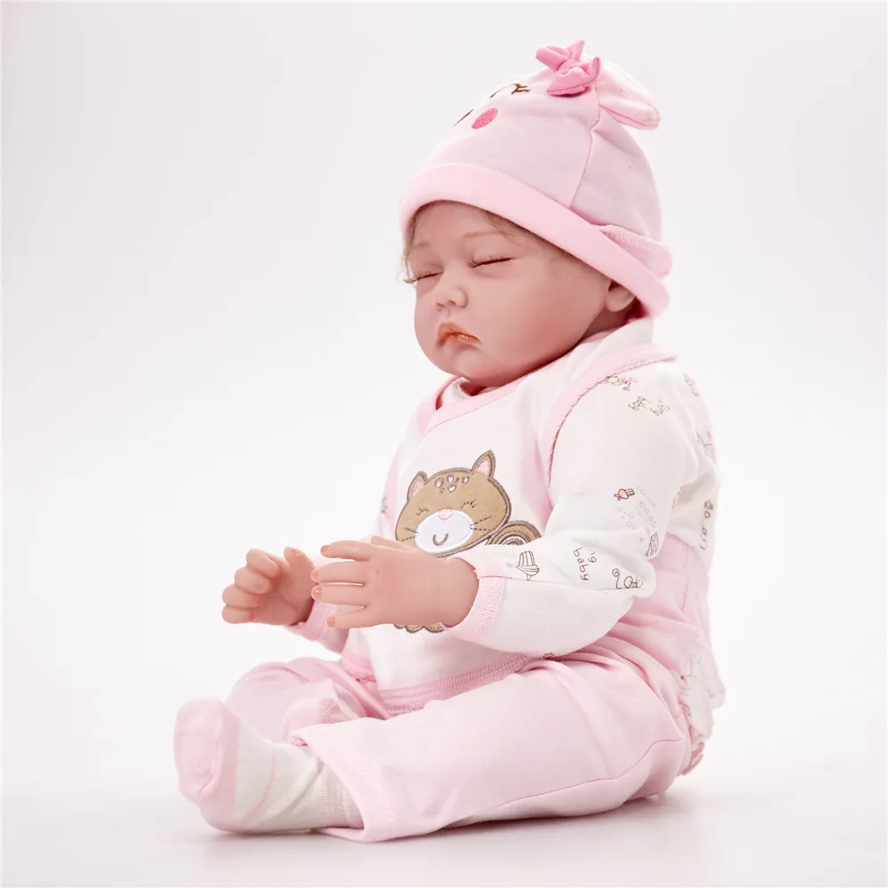 С фабрики 2" 55 см модные мягкие PP Хлопок тела Reborn Baby Кукла Новорожденный Мумия хороший помощник Дети Рождественский подарок
