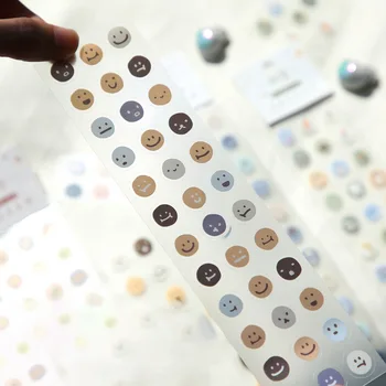 

Paper Mister Fog Surface Pet Tape Salt System Dotted Series Creative Cute Hand Account Material Small Pattern Pasteup