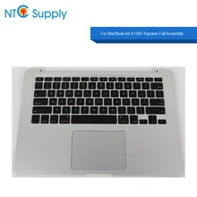 NTC Supply Topcase keyboard touchpad speaker+battery For MacBook Air A1369 2010-2015 Year Topcase Full Assembly Tested Working
