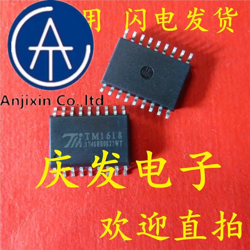 10pcs 100% 재고 있음 TM1618 SOP18 LED 디지털 튜브 드라이버 칩