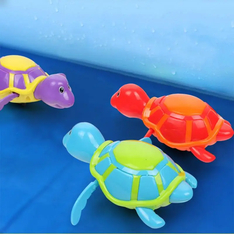 Игрушка для купания заводная плавающая черепаха игрушка на цепочке