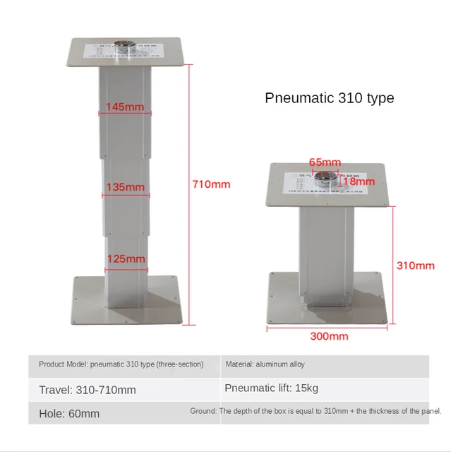 Pneumatic Tatami Lift Room Floor Pneumatic Tatami Lift Table Household