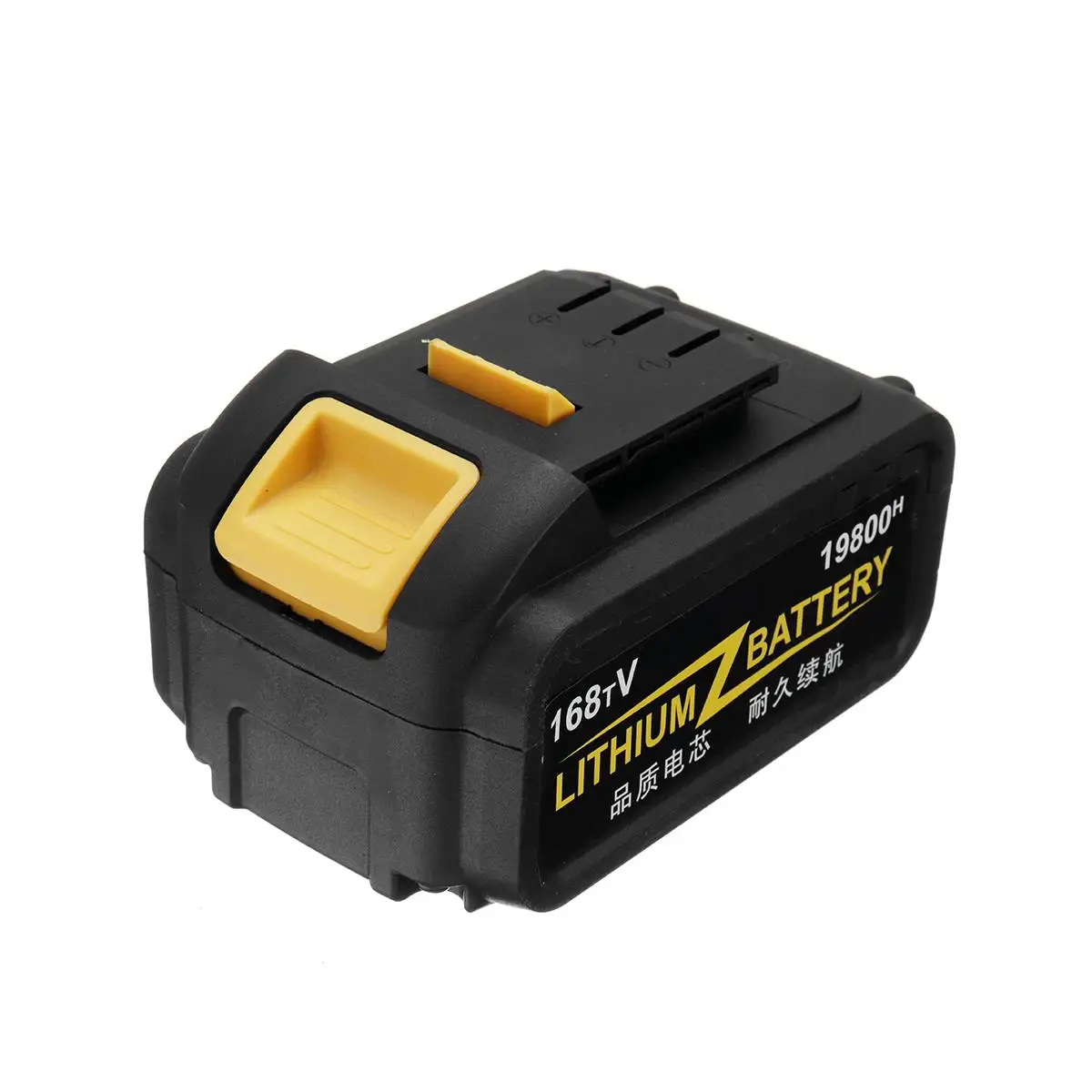 1 battery 168TV 19800mAh 350Nm бесщеточный беспроводной электрический ключ ударный драйвер Электроинструмент перезаряжаемая литиевая батарея Бытовая дрель - Цвет: 1 battery