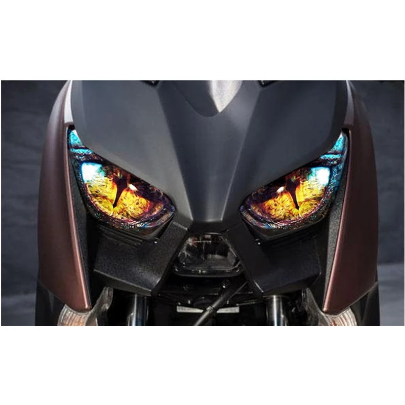 Аксессуары для мотоциклов наклейка защиты фар Yamaha Xmax 300 250 2017 2018 C|Наклейки на