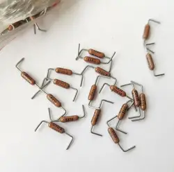 5.11k brown dale 1/4w 0.25w 1% resistência de filme de metal 5111f pode substituir 5.1k novo