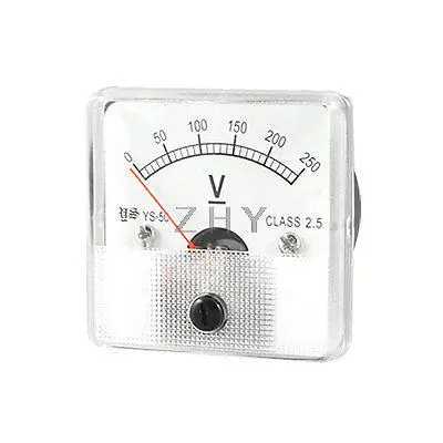 

DC 250V Fine Tuning Dial Voltmeter Voltage Panel Meter