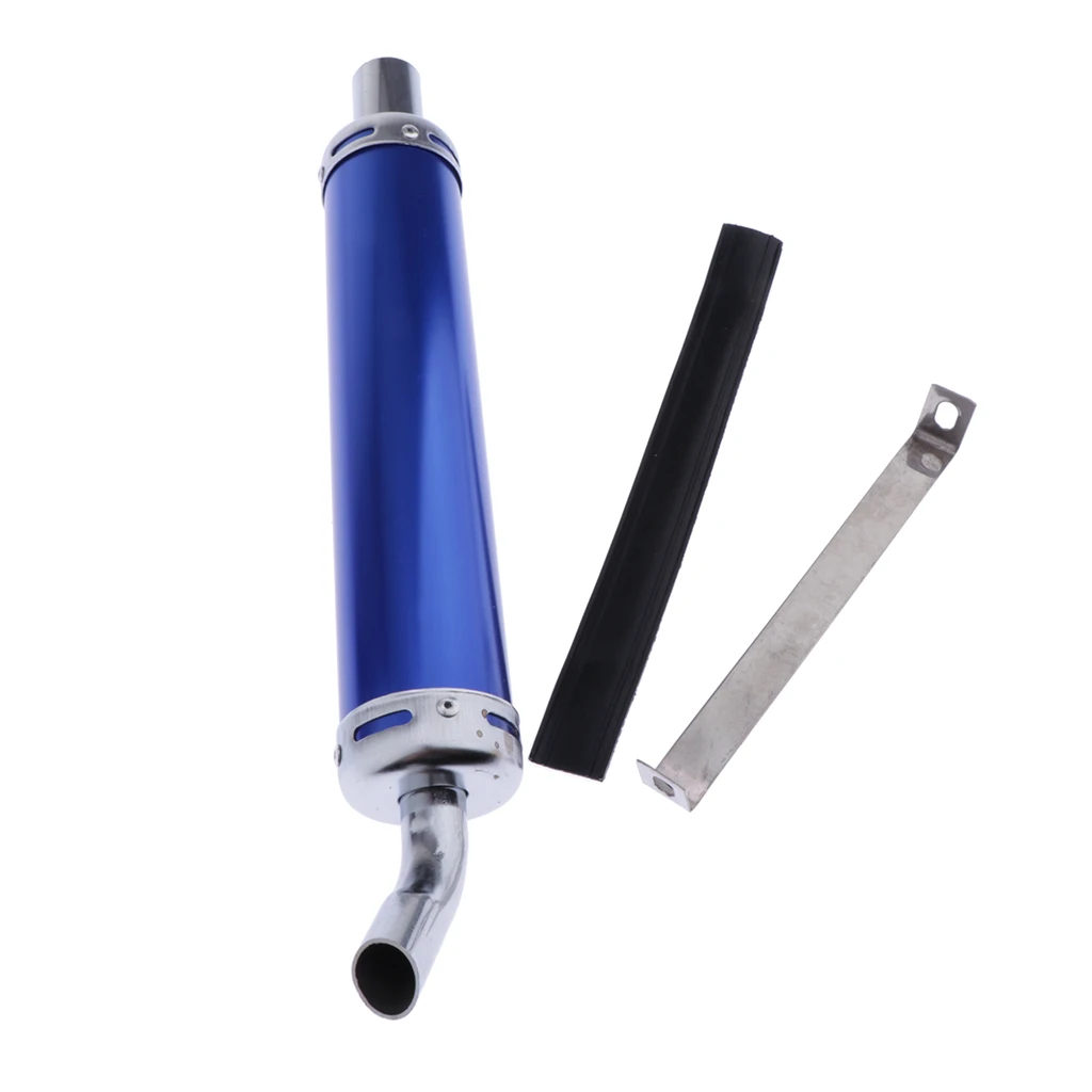 Motorcycle Racing Exhaust Muffler Silencer - Pipe for 50/70/90/110/125/140/150CC Blue | Автомобили и мотоциклы
