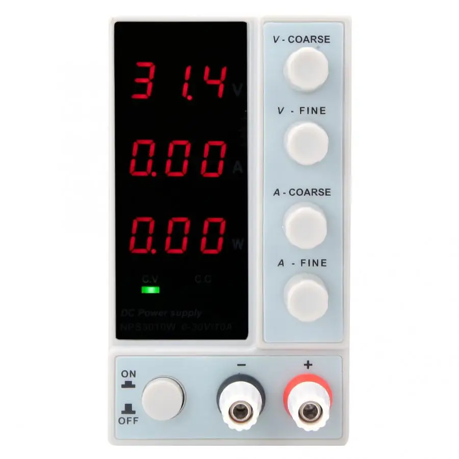 

Voltage Stabilizer NPS-3010W Digital Adjustable Switching DC Regulated Power Supply with Power Display Voltage Controller