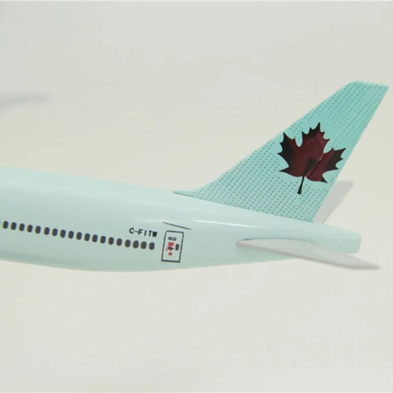 20 см 1:400 Boeing B777 модель Air Канада самолет с базой шасси сплав самолет дисплей Игрушечная модель Коллекция