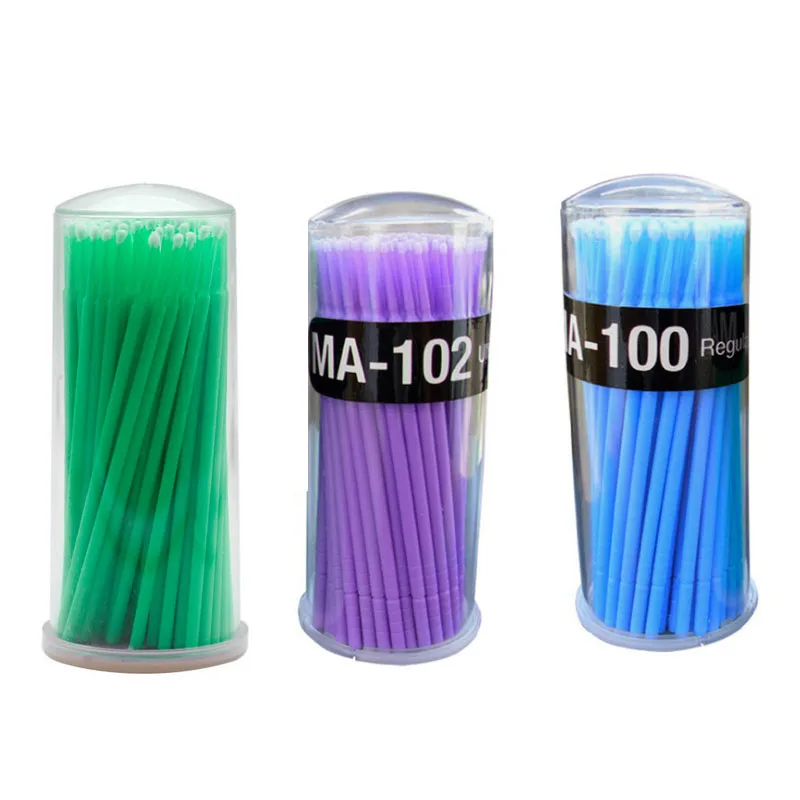 Disposable Micro Applicators Brushes Latisse Applicator For Eyelashes Extensions And Makeup