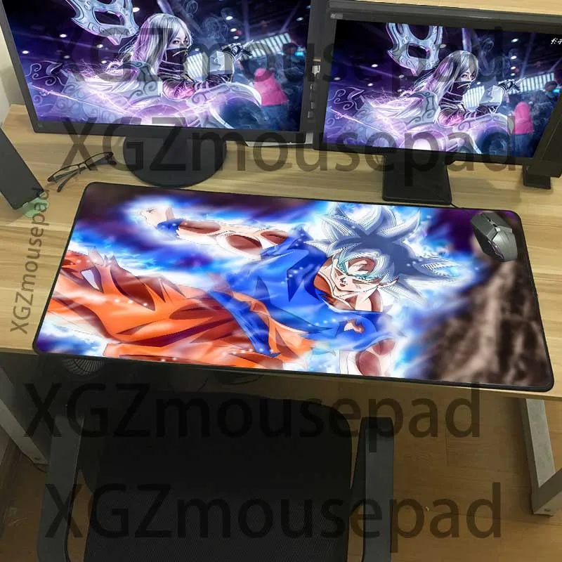 

XGZ Animation Mouse Pad Black Seam Dragon Ball Pattern Gamer Computer Notebook Carpet Office Mouse Pad Desk Mat