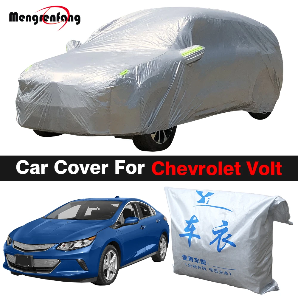 

Full Car Cover For Chevrolet Volt Auto Outdoor Anti-UV Sun Shade Snow Rain Wind Protect Cover Dustproof