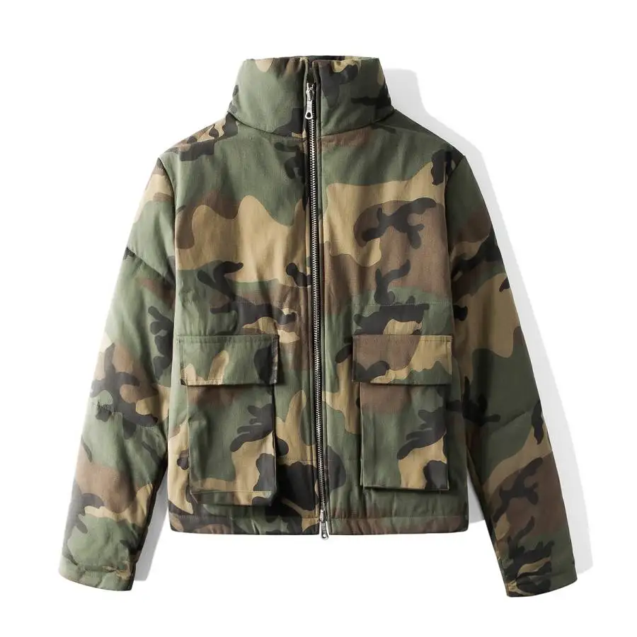 army green Куртка-бомбер RHUDE, камуфляжные куртки для мужчин и женщин, harajuku, уличная куртка, лучшее качество, плотное хлопковое пальто, армейская зеленая куртка RHUDE - Цвет: army green