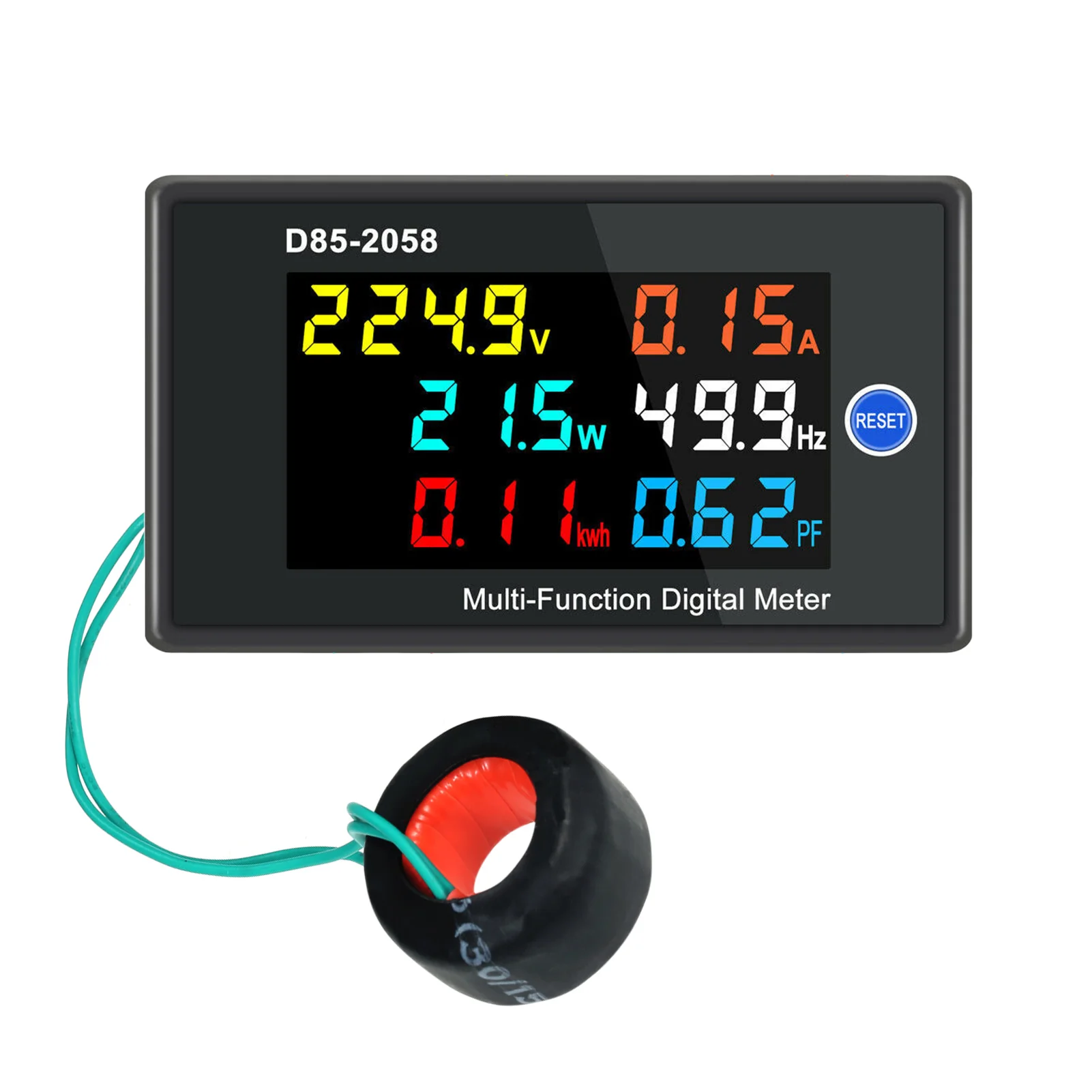 KKmoon Single Phase AC Voltage Current Digital Meter Power Frequency Electric Energy Factor Measurement Monitor | Инструменты