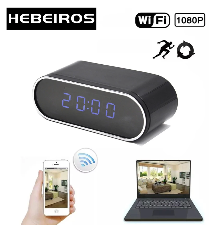 Камера видеонаблюдения Hebeiros HD, 2 МП, батарея часов, мини, IP, Wi Fi, 1080P, P2P|Камеры видеонаблюдения| | АлиЭкспресс