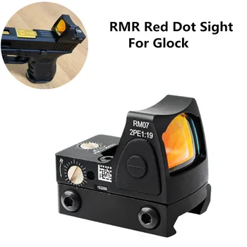 

Magorui Reflex Tactical Adjustable Collimator For Glock or 20mm Picatinny RMR Red Dot Sight Scope