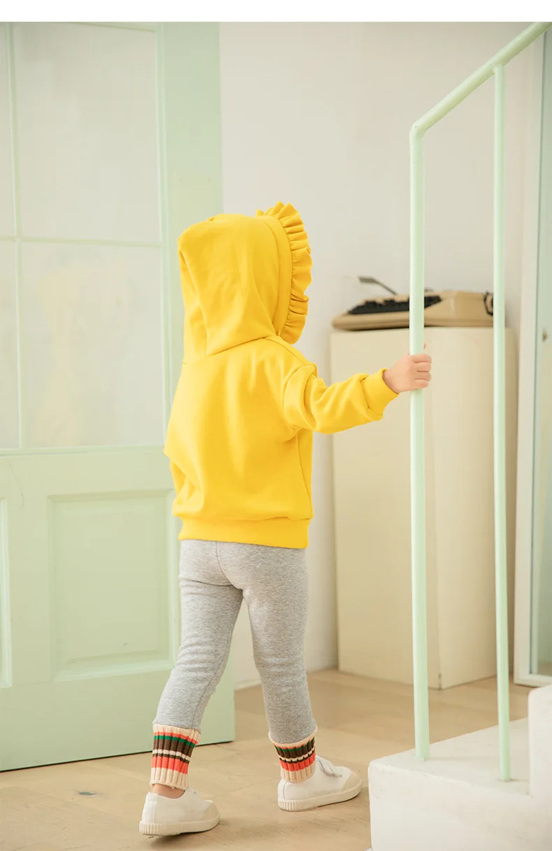 Толстовки с капюшоном для девочек 1, 2, 3, 4, 5, 6 лет модные утепленные толстовки с капюшоном и надписью для девочек, детская одежда Новинка года, пуловер для малышей