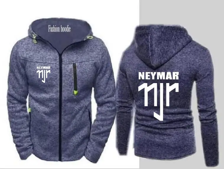 Модная хлопковая толстовка с капюшоном nEYMAR, мужская куртка с длинными рукавами, толстовка с капюшоном