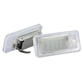 

18 LED 6000K License Number Plate Light Lamp For Audi A3 S3 A4 S4 B6 B7 A6 S6 A8 Q7