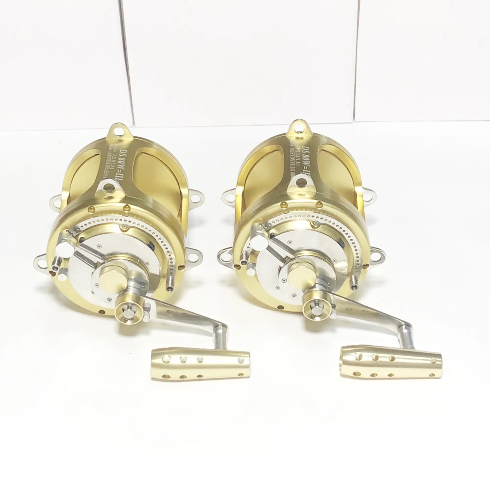 Barco do Mar Carretel de Pesca Carretel de Linha de Peixes de Água Profundo Tambor Lento Trolling 2021 Novo Metal Completo 80 W-lll Grande Jogo Jigging Salgada Bobina Jig 7 completo 80 w-lll grande jogo jigging carretel