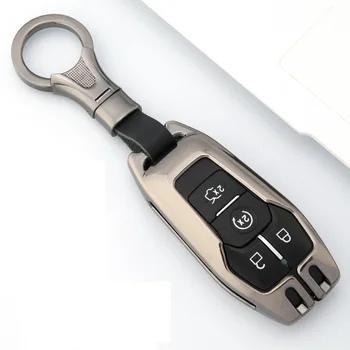 

LUNASBORE Zinc Alloy Car Key Case Key Cover case Smart Key Shell For Ford Mondeo EDGE EcoBoost exploror mustang MKC MKS