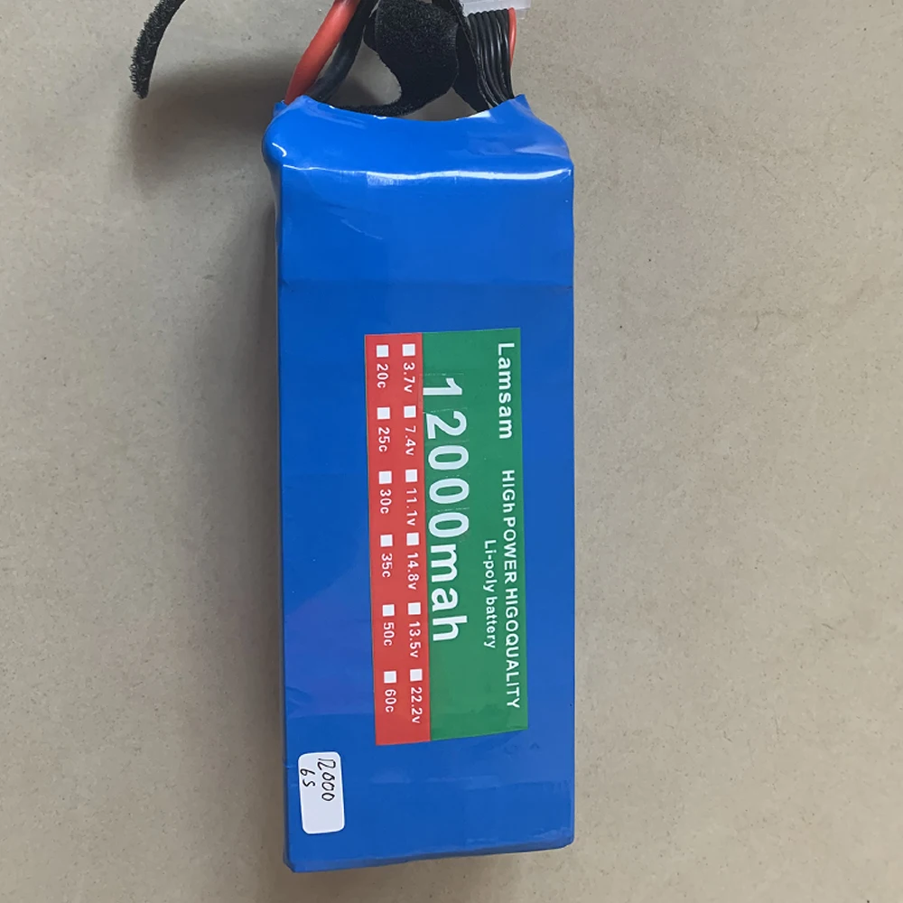 22,2 V 22000mah 6 S/4S/3 S 25C Литий-полимерный аккумулятор с высокой скоростью 25C для многоосевой модели транспортного средства для защиты растений mach