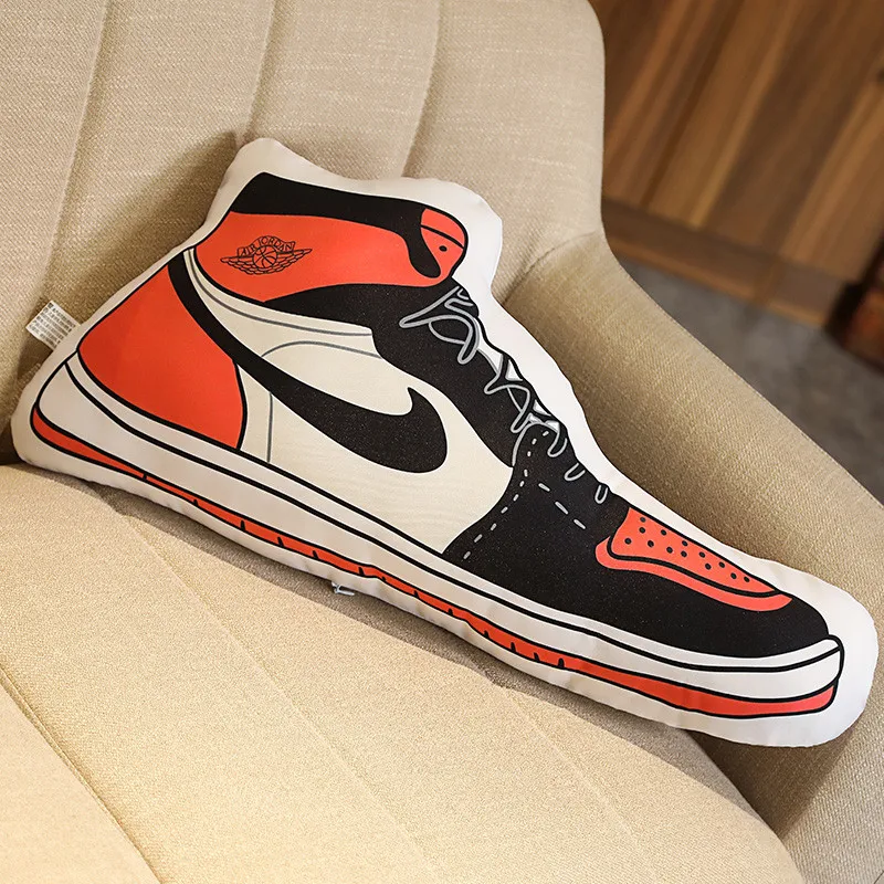 snkrs подушка милый мультфильм AJ Баскетбольная обувь подвижная обувь Подушка аниме игрушка для сна Кукла День рождения/Рождество gif - Цвет: J