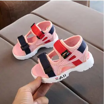 

Children fashion sport sandals Baby comfortable sandals summer new boy girls beach shoes kids casual sandals