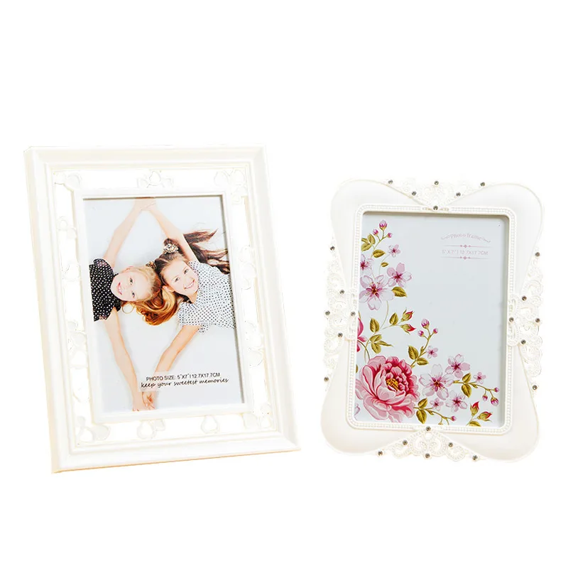 6-10 Inch Creative Family Love Baby Photo Frame Resin Picture Frames Modern Wood Vintage Photo Frames Home Decor Gift