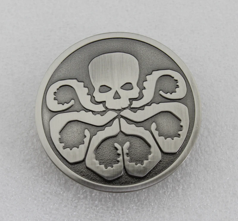 Классический Lernaean Hydra значок, Капитан Америка агент Картер, Реплика Фильма Prop pin значок