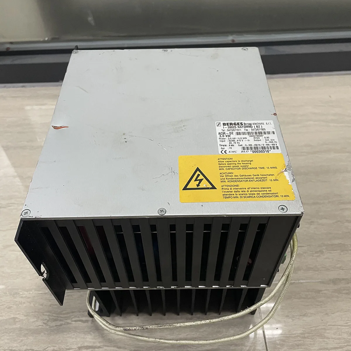 Berges Acm D2 3kw Frequency Converter Inverter Used Aliexpress