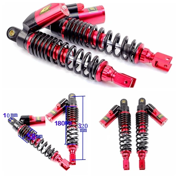 

1 pair 320mm Motorcycle Shock Absorber Rear Suspension for honda yamaha suzuki Kawasaki Aprilia Benelli KTM
