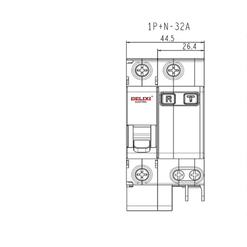1 шт. переключатель утечки HDBE DZ47LE 1P+ N C Тип 6-32A защита от утечки автоматический выключатель DZ47SLE