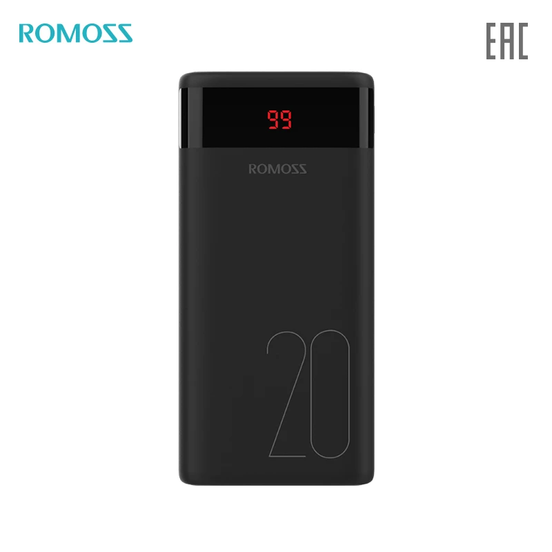 Внешний аккумулятор Romoss Mini Ares 20 20000 мАч [Официальная гарантия 1 год быстрая