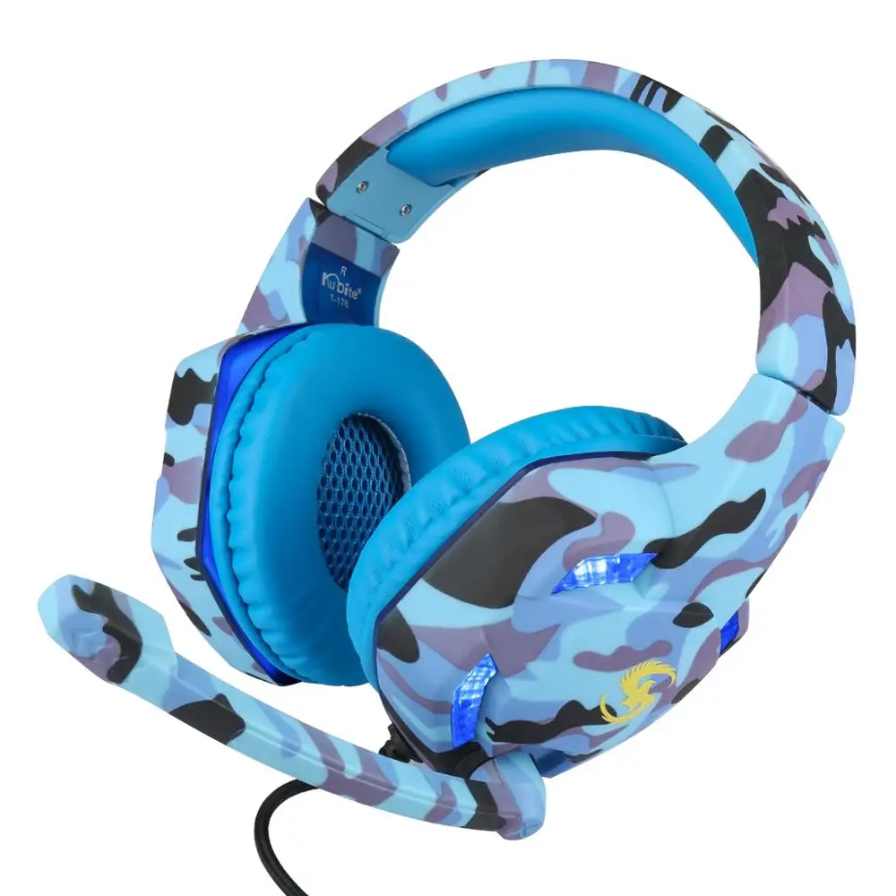 Headset Headset With Microphone For Gaming Headset PC Stereo With Microphone LED Light For Laptop Gaming Headset