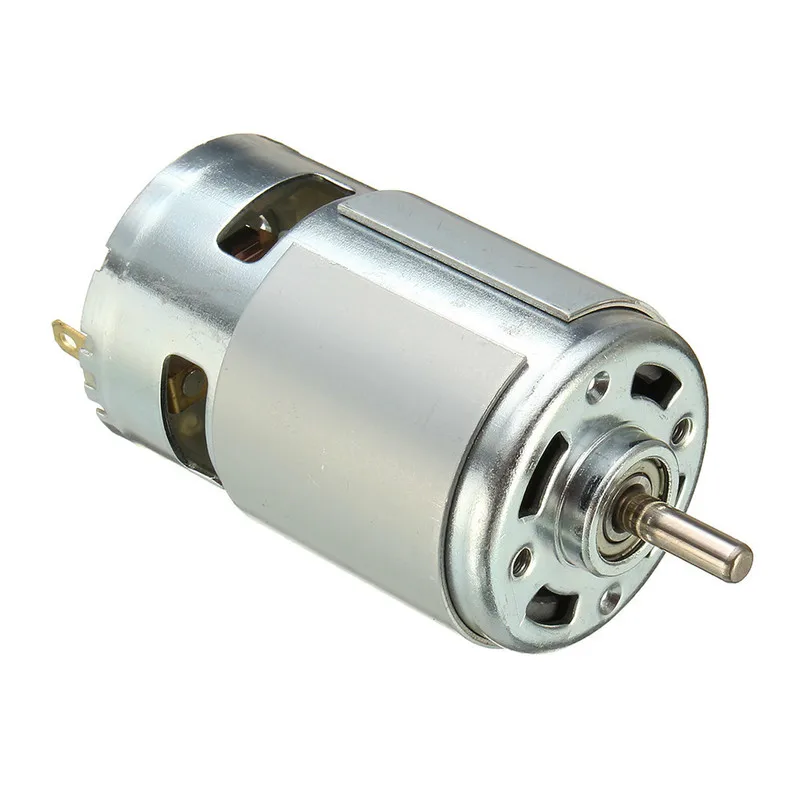 775 DC мотор-редуктор постоянного тока 12 V-36 V 3500-9000 об/мин шариковый подшипник большой высокий крутящий момент Мощность низкая Шум Лидер продаж электронный компонент мотор