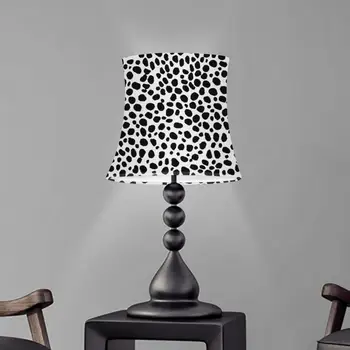 

Nordic Style Modern Light Shade Leopard Print Bedroom Table Lamp Shades Wall Lamp Covers Two Size Fabric Lampshade