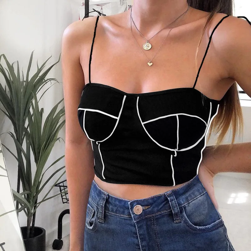Authentic Strappy Top black casual look Fashion Tops Strappy Tops 