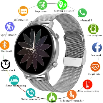 

DT96 Men Women Smartwatch 1.3 inch Retina Full Touch Screen 360*360 IP67 Smartwatch Heart Rate Fitness Bracelet Watch VS SG2 L15