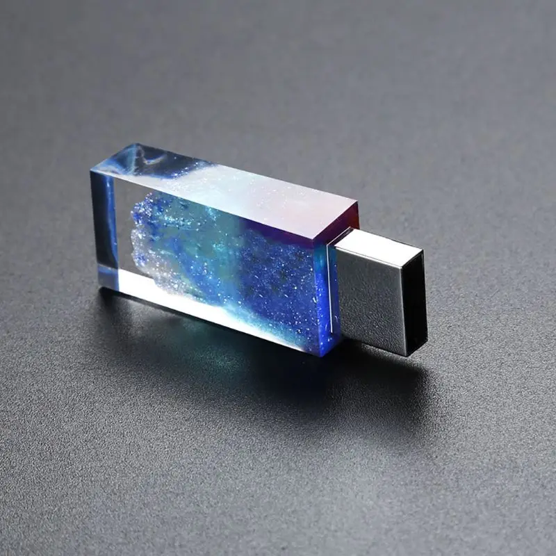 DIY Снежная гора USB смолы формы набор с 8 г USB драйвер эпоксидной смолы Искусство ремесло