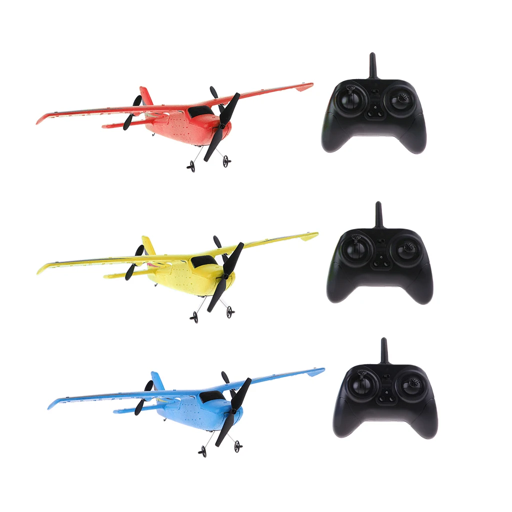 2.4G 2CH RC Remote Control Plane Airplane Glider Outdoor Flying Toy Z50 EPP