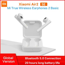 Xiaomi – écouteurs sans fil Bluetooth 5 Mi True Air2 SE, Version globale, oreillettes de base TWS, 20h d'autonomie en veille, commande tactile
