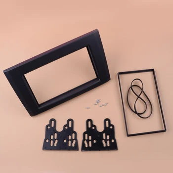 

Car 2-Din Dash Stereo Radio Fascia Panel Frame Trim Kit Fit For Volvo XC90 2002-2006 2007 2008 2009 2010 2011 2012 2013 2014