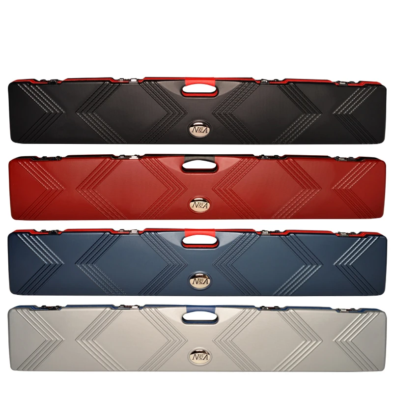  High Quality 1/2 Pool Cue Case Box 3/4 One Piece Snooker Box ABS Material Portable Password High Ca
