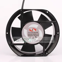 Ventilateur De refroidissement à conducteur De boule, 220V, 0,3 a, 17CM, 172x150x51mm, spécial pour convertisseur De fréquence 