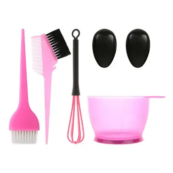

5Pcs Hair Coloring Dyeing Kit Color Brush Comb Mixing Bowl Professional Hairdressing Tool Salon Tint Set