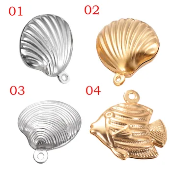 

20Pcs Stainless Steel Small Charm DIY Hollow Jewelry Making for Necklace Bracelet Finding